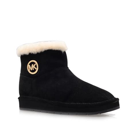 michael kors winter ankle boot black|Michael Kors women winter boots.